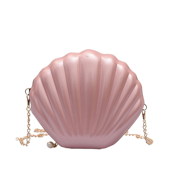 Damen elegante Clutch im Muschel-Design Nord Taschen