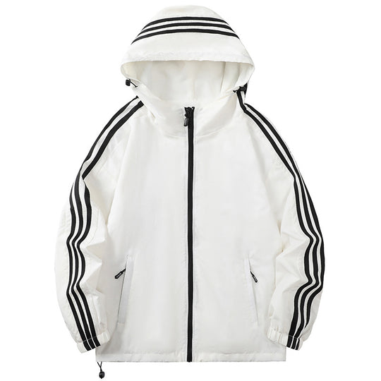 Herren Sportliche Übergangsjacke mit Kapuze und reflektierenden Akzenten Nord Taschen