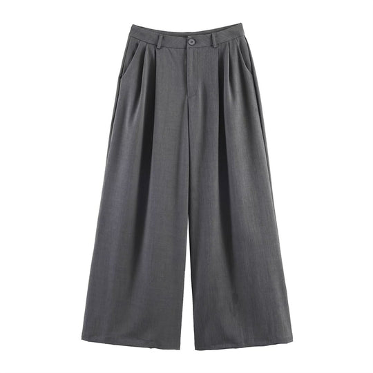 Damen Asymmetrischer Cropped-Blazer mit schräger Saumlinie und Reverskragen Nord Taschen