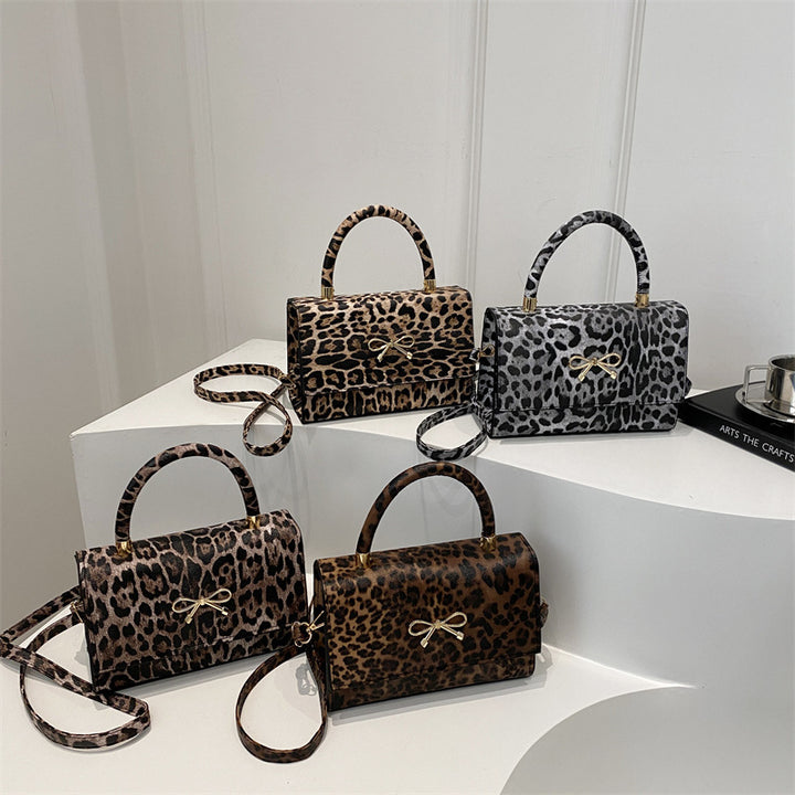 Damen elegante Handtasche im Leoparden-Look Nord Taschen