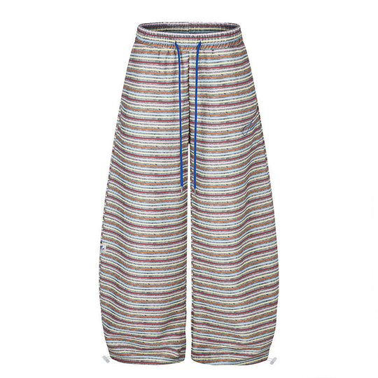 Damen Weite Palazzo‑Loungehose mit Tunnelzugbund und verstellbaren Saumkordeln Nord Taschen