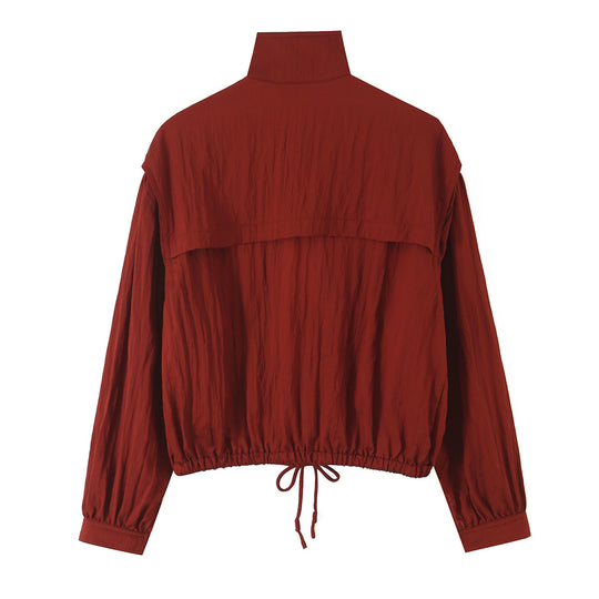 Damen Hochtaillierte Wide‑Leg Stoffhose mit Bundfalten und Bindegürtel Nord Taschen