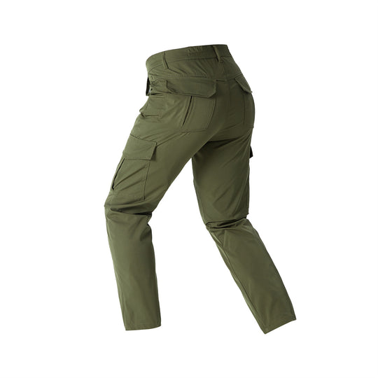Herren Leichte Stretch-Cargohose mit mehrfachen Klappentaschen & tapered Schnitt Nord Taschen