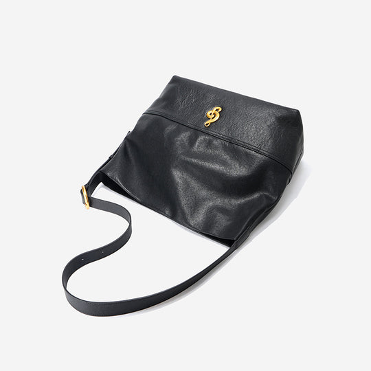 Damen Hobo Handtasche aus feinem Leder mit goldenen Akzenten Nord Taschen