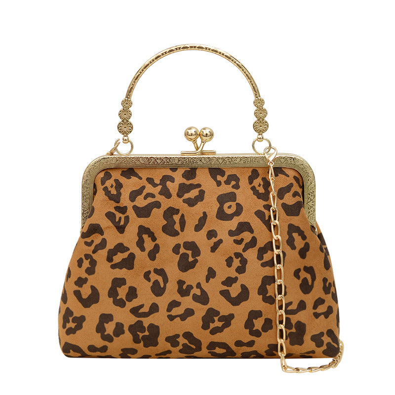 Damen elegante Clutch-Tasche mit Kettenriemen und floralem Verschluss Nord Taschen