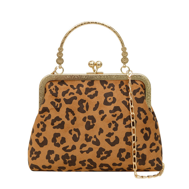 Damen elegante Clutch-Tasche mit Kettenriemen und floralem Verschluss Nord Taschen