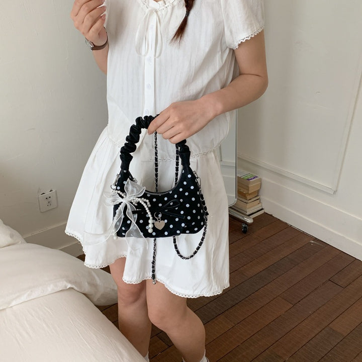 Damen Mini-Handtasche mit dekorativen Akzenten Nord Taschen