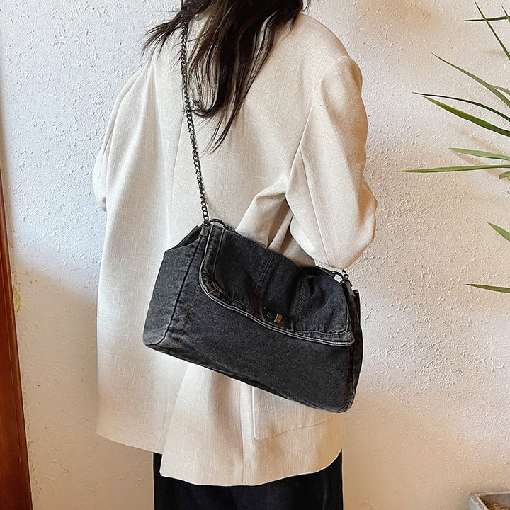 Damen elegante Umhängetasche im Jeans-Look Nord Taschen