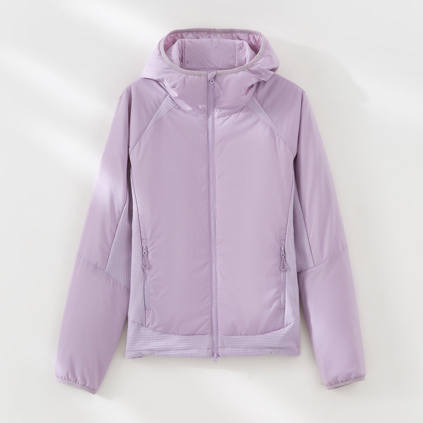 Damen Leichte Wind- und Thermojacke mit Kapuze, gesteppter Innenlage und Zweiwege-Reißverschluss Nord Taschen