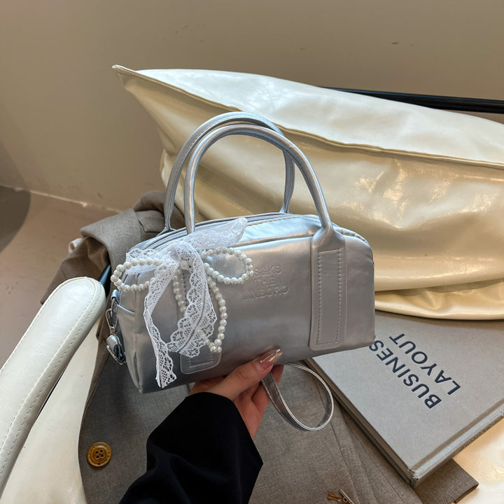 Damen modische Handtasche mit romantischem Spitzenverzierungsdetail Nord Taschen