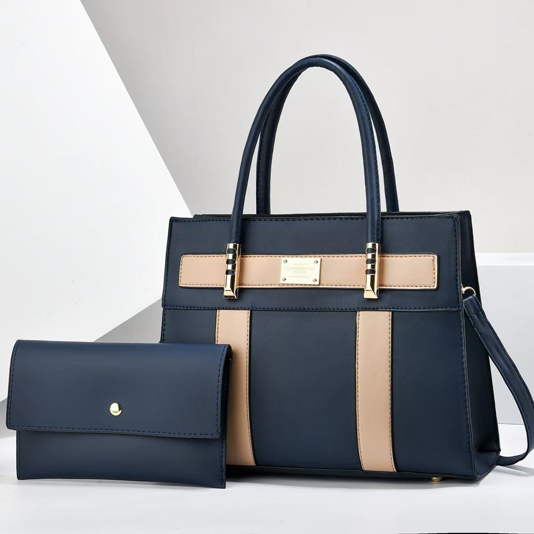 Damen elegante Handtasche mit abnehmbarer Geldbörse Nord Taschen