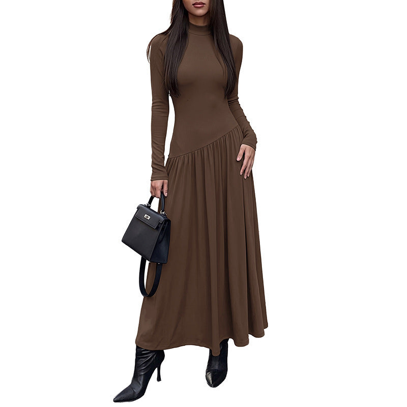 Damen Figurbetontes Maxi‑Kleid Nord Taschen
