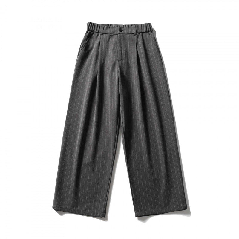 Damen Weite Bundfalten-Hose mit hohem Bund, verkürzter Culotte-Silhouette und elastischem Rückenteil Nord Taschen