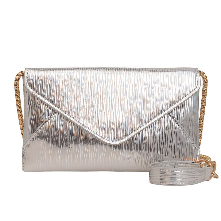 Damen Clutch mit elegantem Wellenmuster Nord Taschen