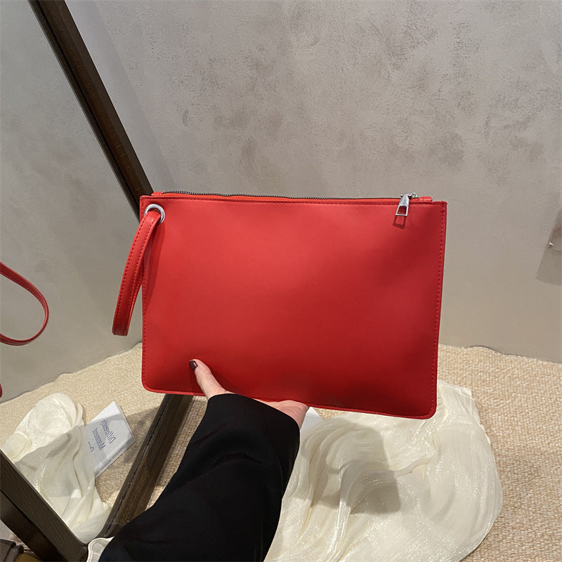 Damen elegante Clutch mit modernem Karo-Muster Nord Taschen