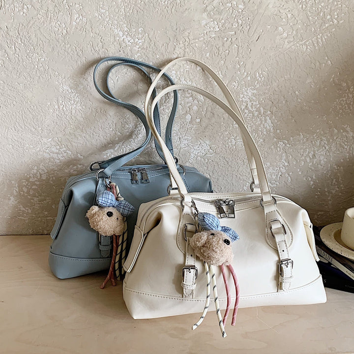 Damen Handtasche mit praktisch abnehmbarem Teddy-Anhänger Nord Taschen