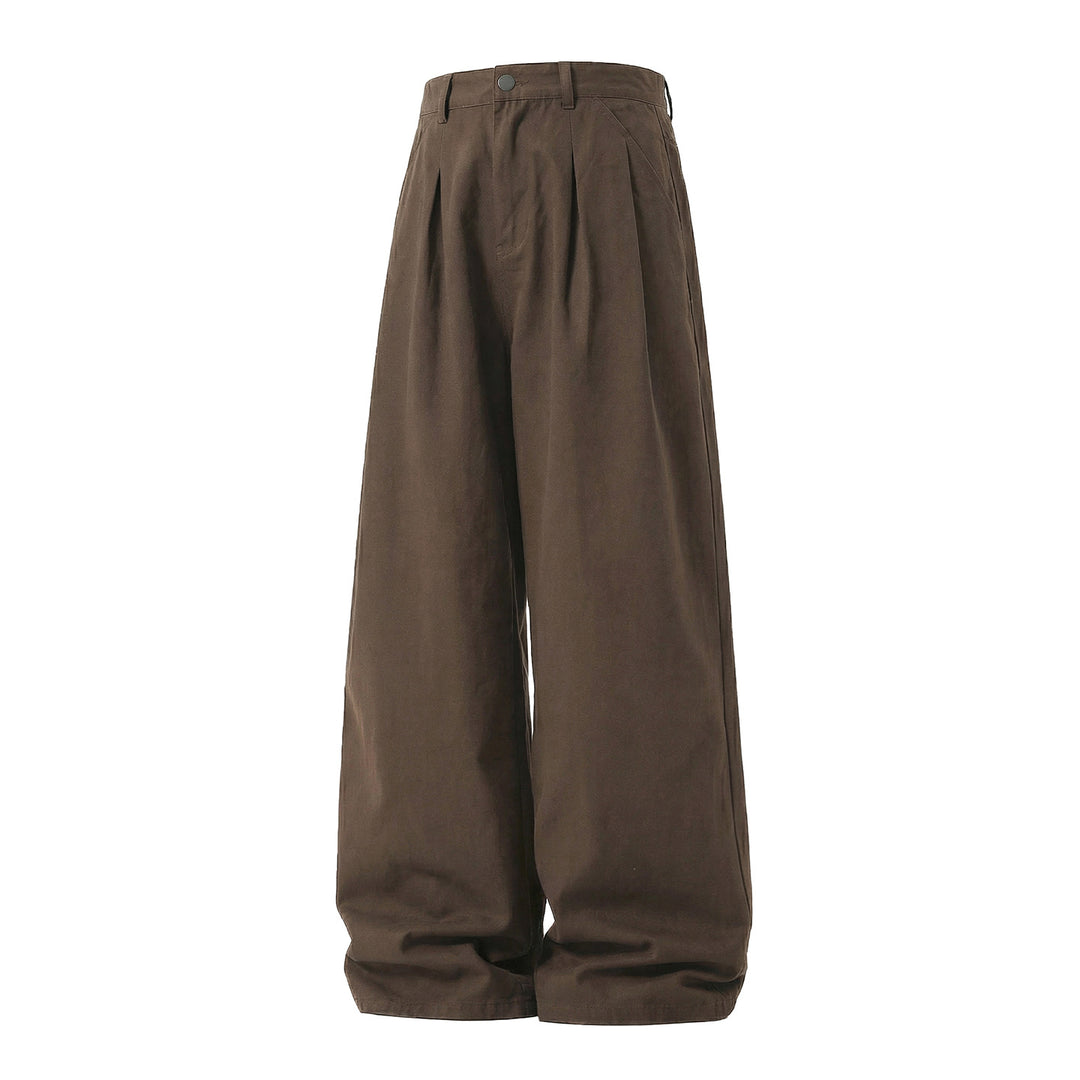 Damen Hochgeschnittene Bundfaltenhose mit extra weitem Bein Nord Taschen