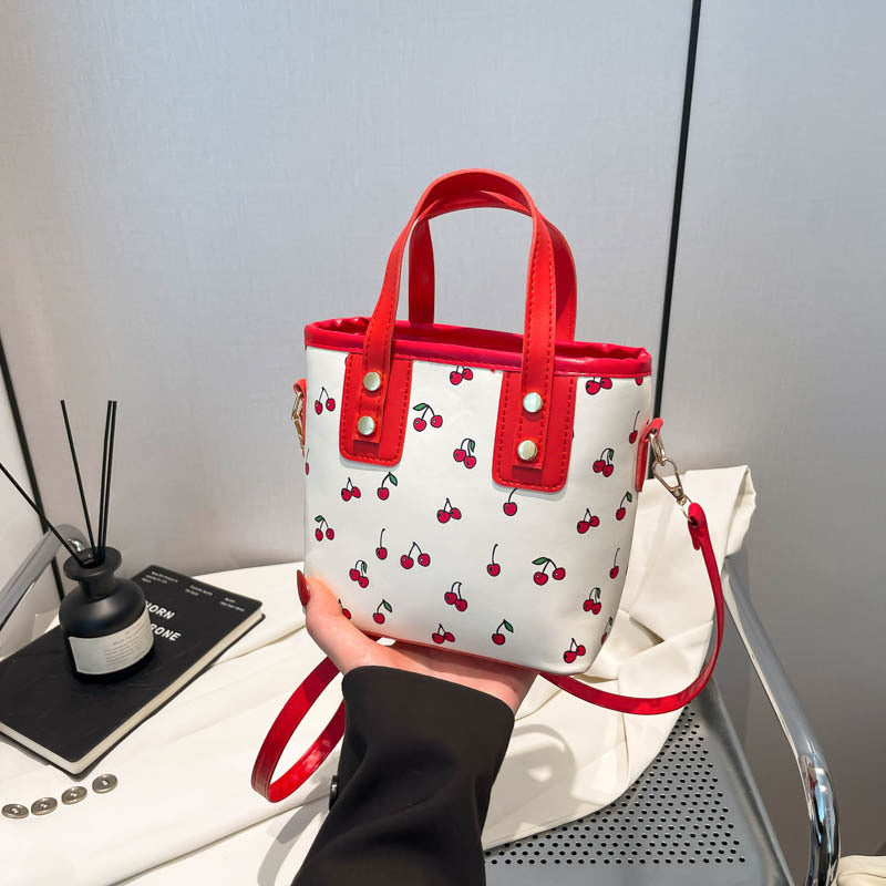 Damen Mini-Handtasche mit fruchtigem Kirschdesign Nord Taschen