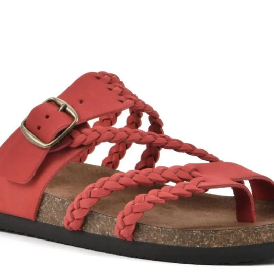 Damen Riemchen-Sandalen mit geflochtenem Design und verstellbarem Riemen