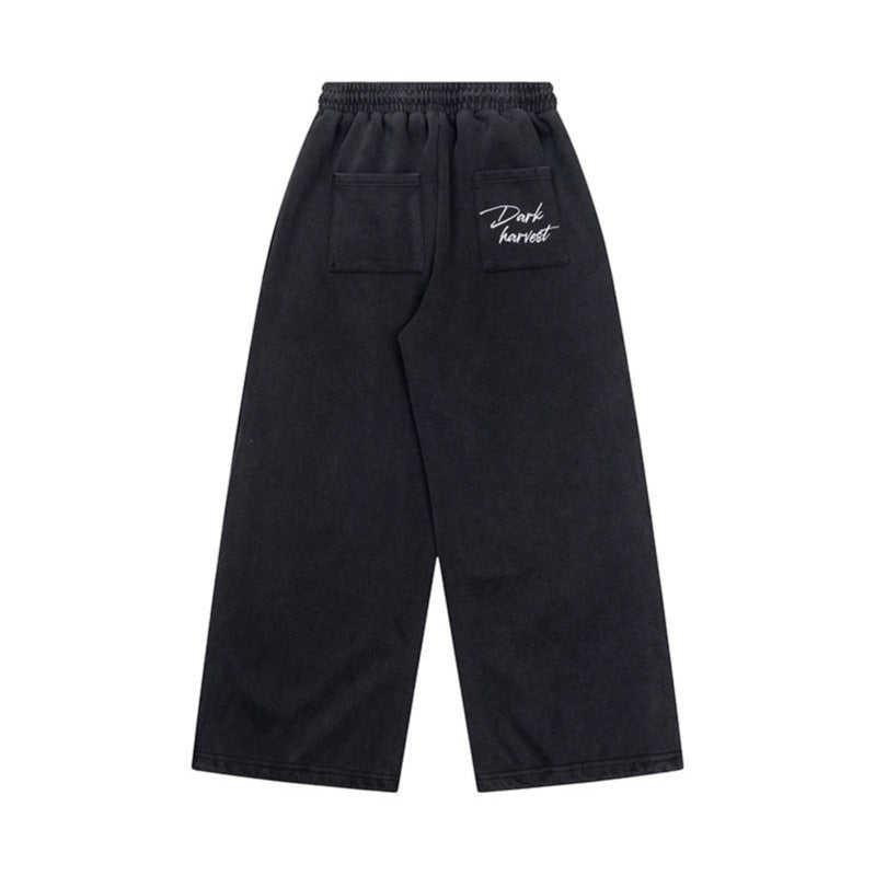Damen Weite Culotte-Hose mit hohem Gummibund, Kordelzug und dekorativer Knopfblende Nord Taschen