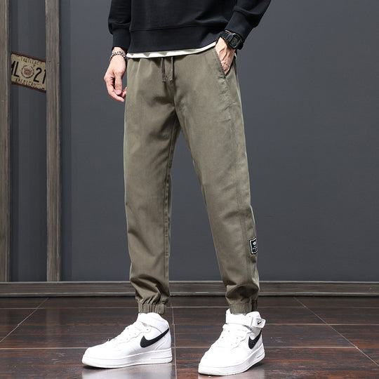 Herren Relaxed-Fit Joggerhose mit elastischem Bund, Kordelzug und Bündchen Nord Taschen