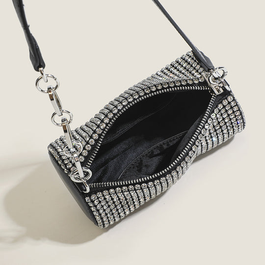 Damen Clutch-Tasche mit elegantem Strassdesign und abnehmbaren Schulterriemen Nord Taschen