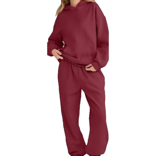 Damen Lässiger und bequemer Hoodie- und Jogginganzug Nord Taschen
