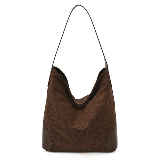 Damen Hobo-Tasche aus weichem Veloursleder mit eleganter Silhouette Nord Taschen