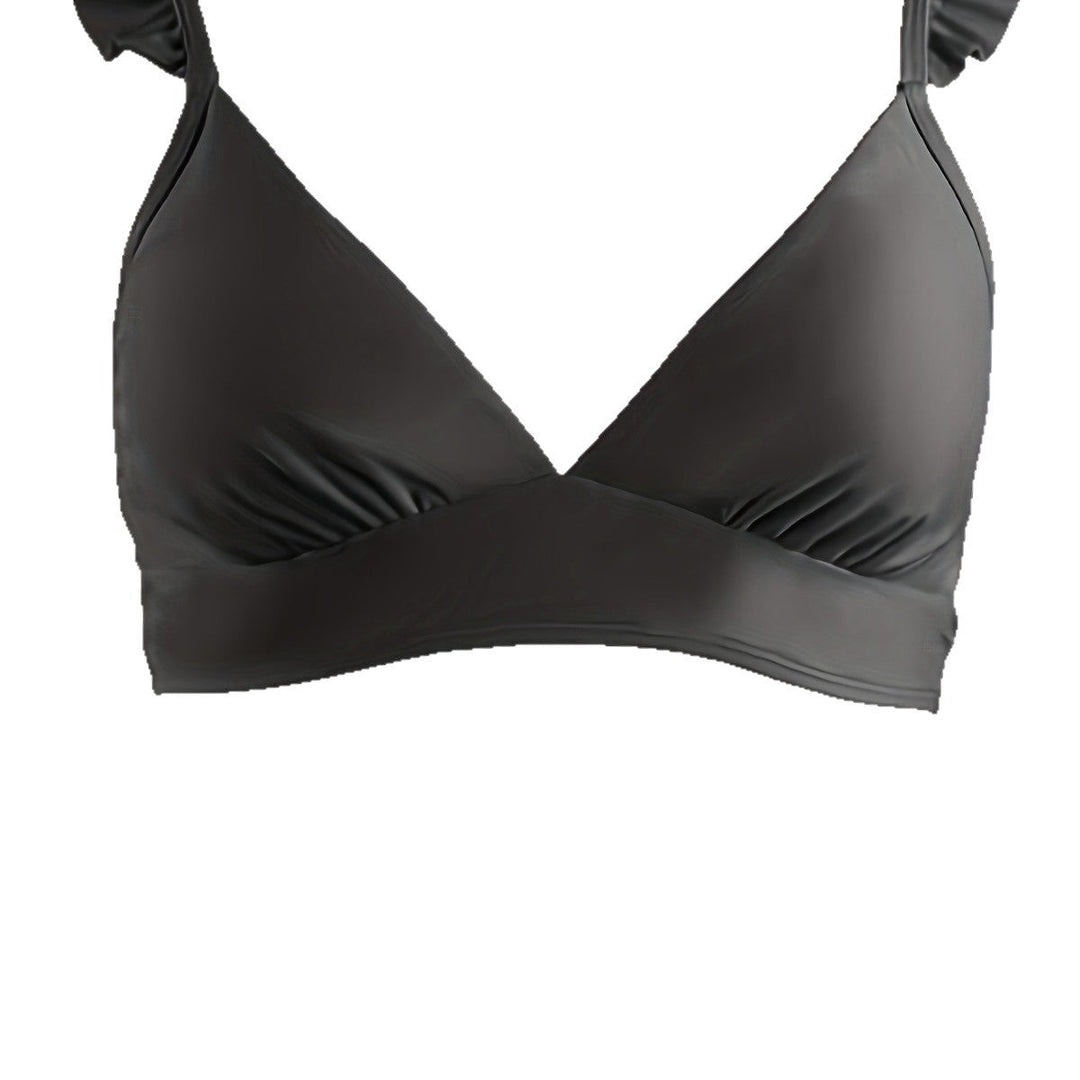 Damen Moderner Bikini mit Volant-Details