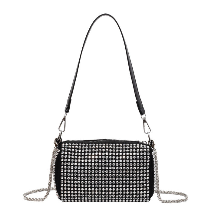 Damen Glamouröse Clutch mit Strassverzierung Nord Taschen