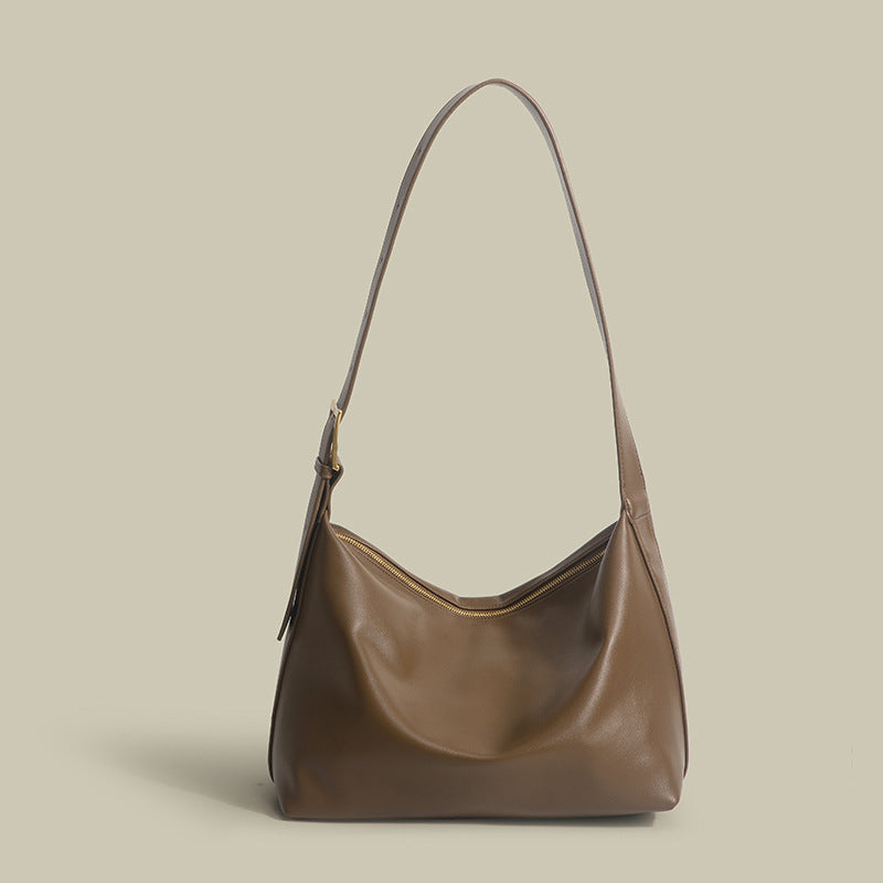 Damen elegante Hobo-Tasche aus hochwertigem Leder Nord Taschen