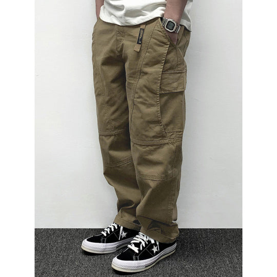 Herren Lässige Baggy-Cargo-Hose mit Knieabnähern, Multitaschen und Workwear-Details Nord Taschen