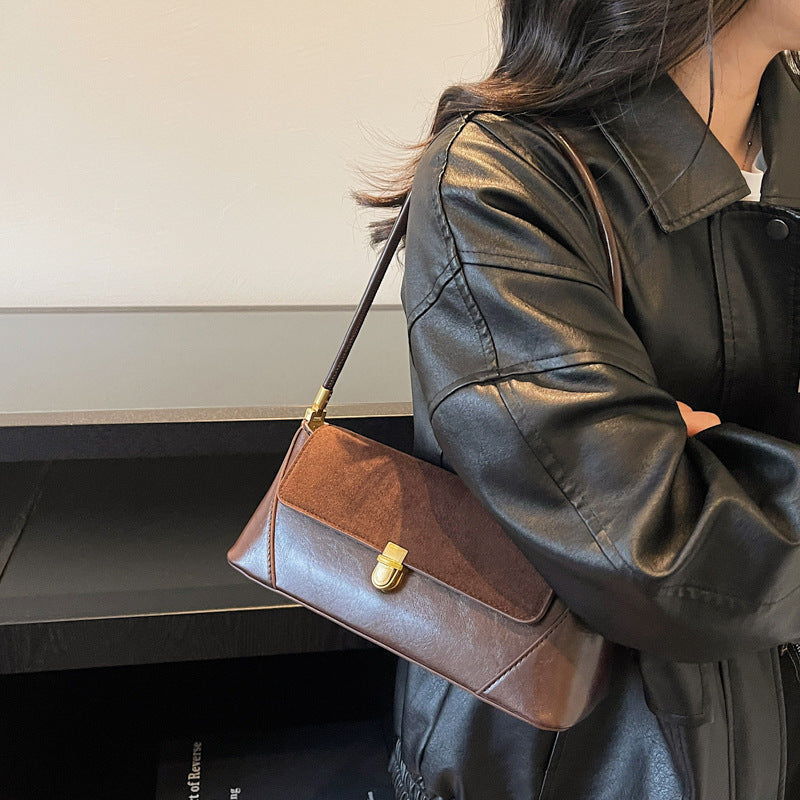 Damen Handtasche mit elegantem Klappverschluss Nord Taschen
