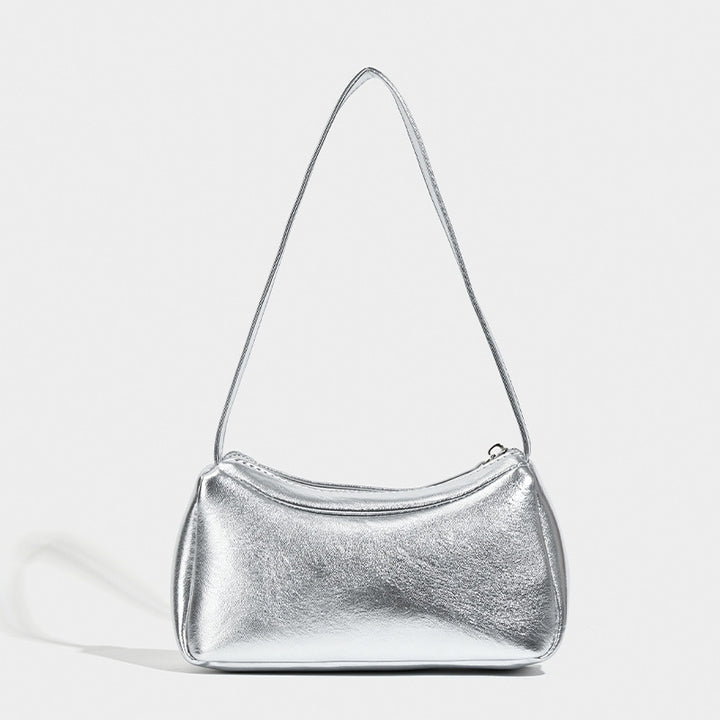Damen modische Umhängetasche mit glänzender Metallic-Oberfläche Nord Taschen