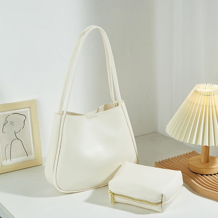 Damen Hobo Tasche mit abnehmbarem Kosmetiktäschchen Nord Taschen