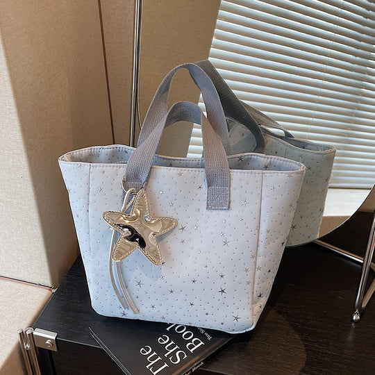 Damen modische Tragetasche mit Sternenmotiv Nord Taschen
