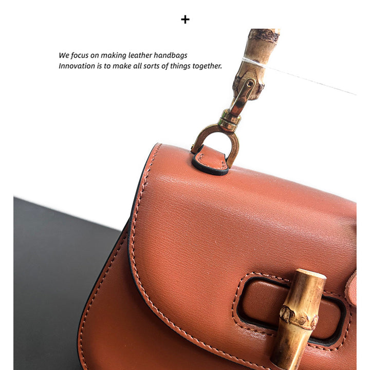 Damen Handtasche mit stilvollem Bambusgriff Nord Taschen