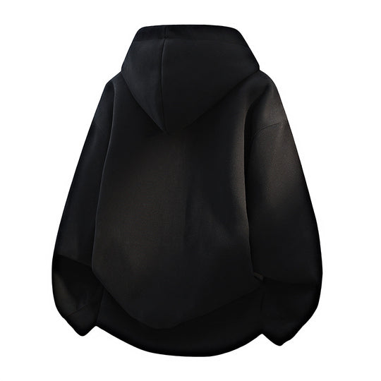 Unisex Oversize-Kapuzenpullover aus French-Terry mit Ballonärmeln und verlängertem Rückensaum Nord Taschen