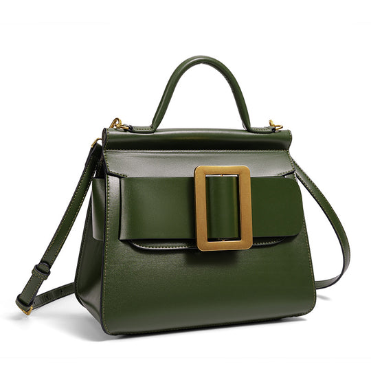 Damen Designer Crossbody Tasche mit markanter Schnallenverschluss Nord Taschen