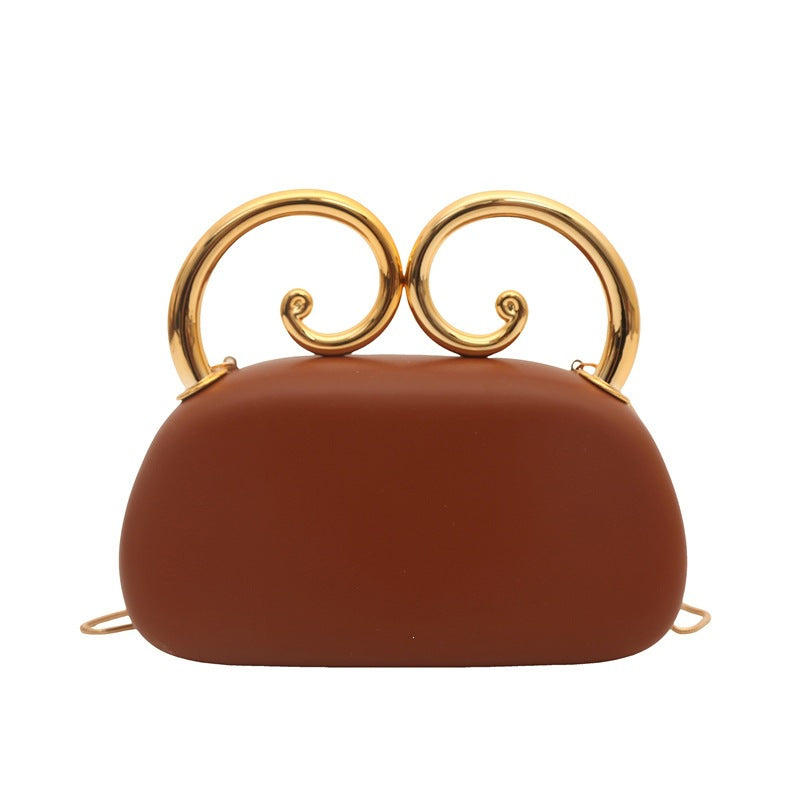 Damen originale Clutch mit elegantem spiralförmigen Verschluss Nord Taschen