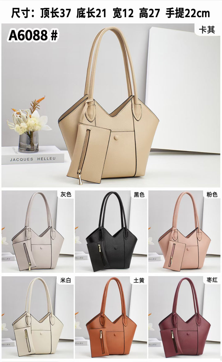 Damen elegante Tragetasche mit praktischem abnehmbarem Mini-Etui Nord Taschen