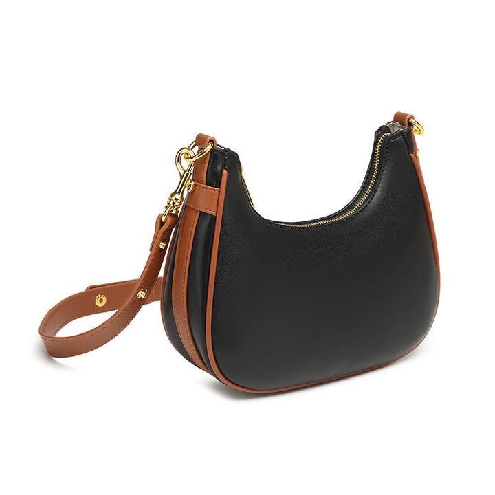 Damen Schultertasche mit hochwertigem Kunstleder und eleganter Struktur Nord Taschen
