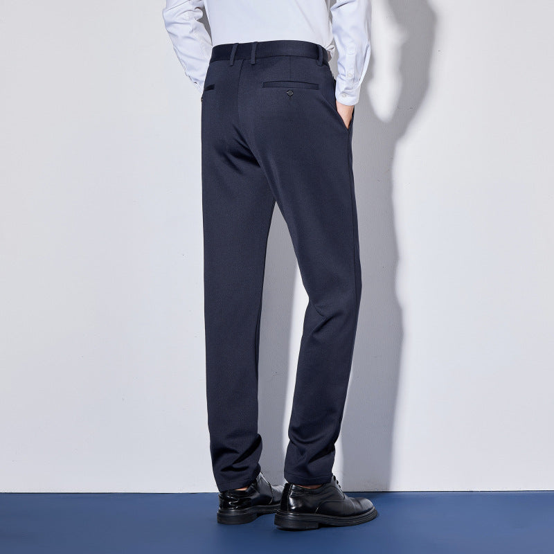 Herren Elegante Business-Hose mit geradem Schnitt und elastischem Bund Nord Taschen
