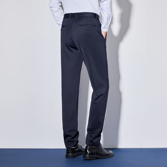 Herren Elegante Business-Hose mit geradem Schnitt und elastischem Bund Nord Taschen