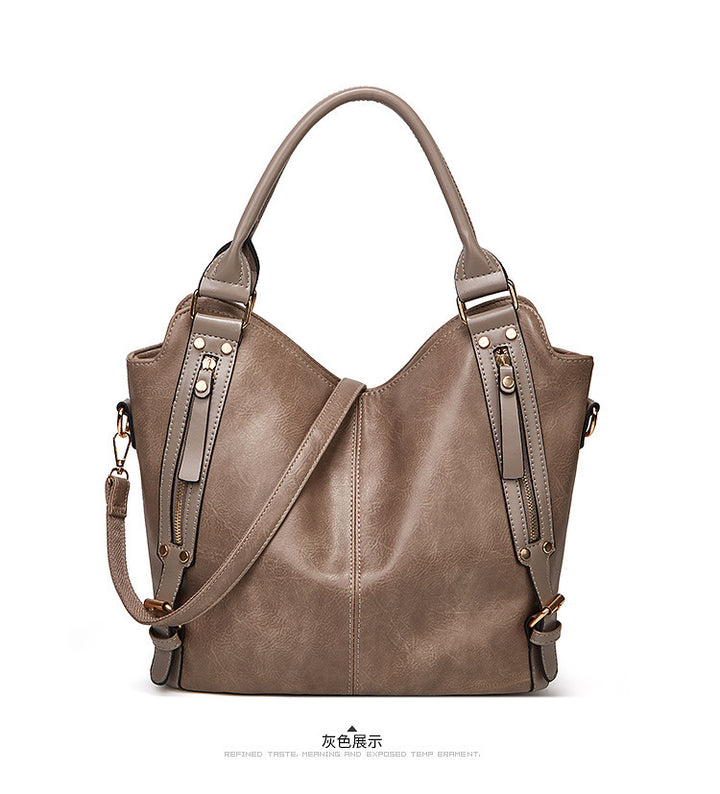 Damen Hobo-Handtasche mit stilvollem Falten-Design und abnehmbaren Schulterschlaufen Nord Taschen