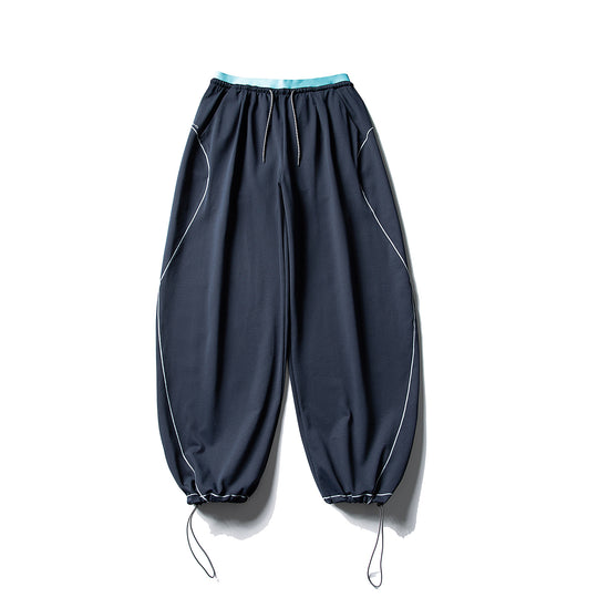 Unisex Weite Ballon-Jogginghose mit Kontrastpaspeln und verstellbaren Saumkordeln Nord Taschen