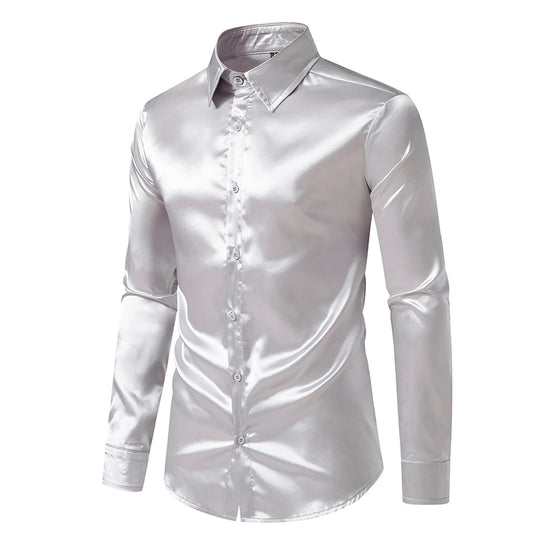 Elegantes Herren Seidenhemd