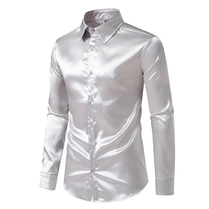 Elegantes Herren Seidenhemd