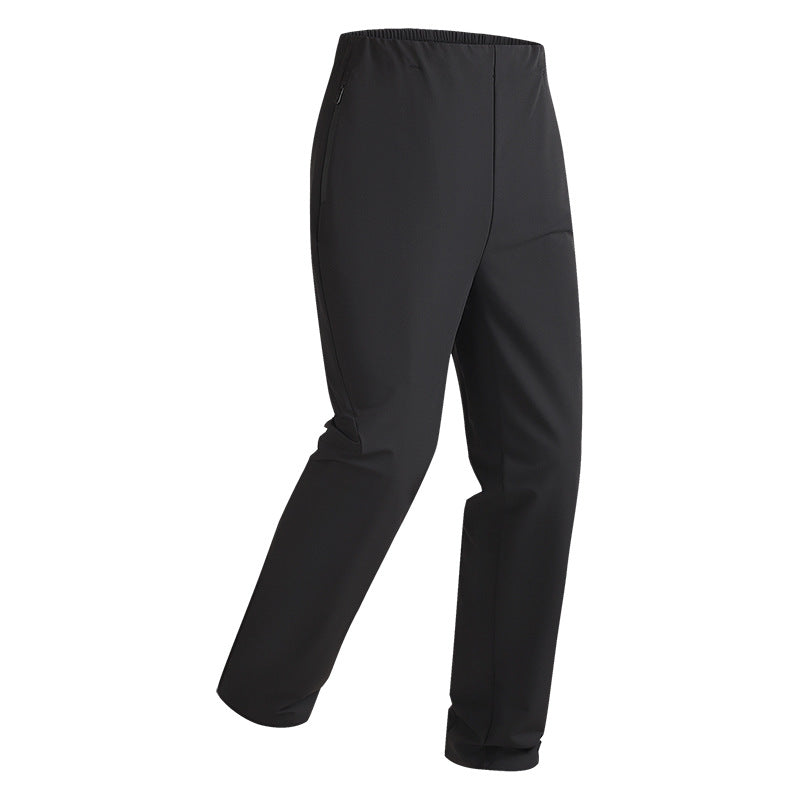 Damen Elegante Stretch-Hose mit Reißverschlusstasche und geradem Schnitt Nord Taschen