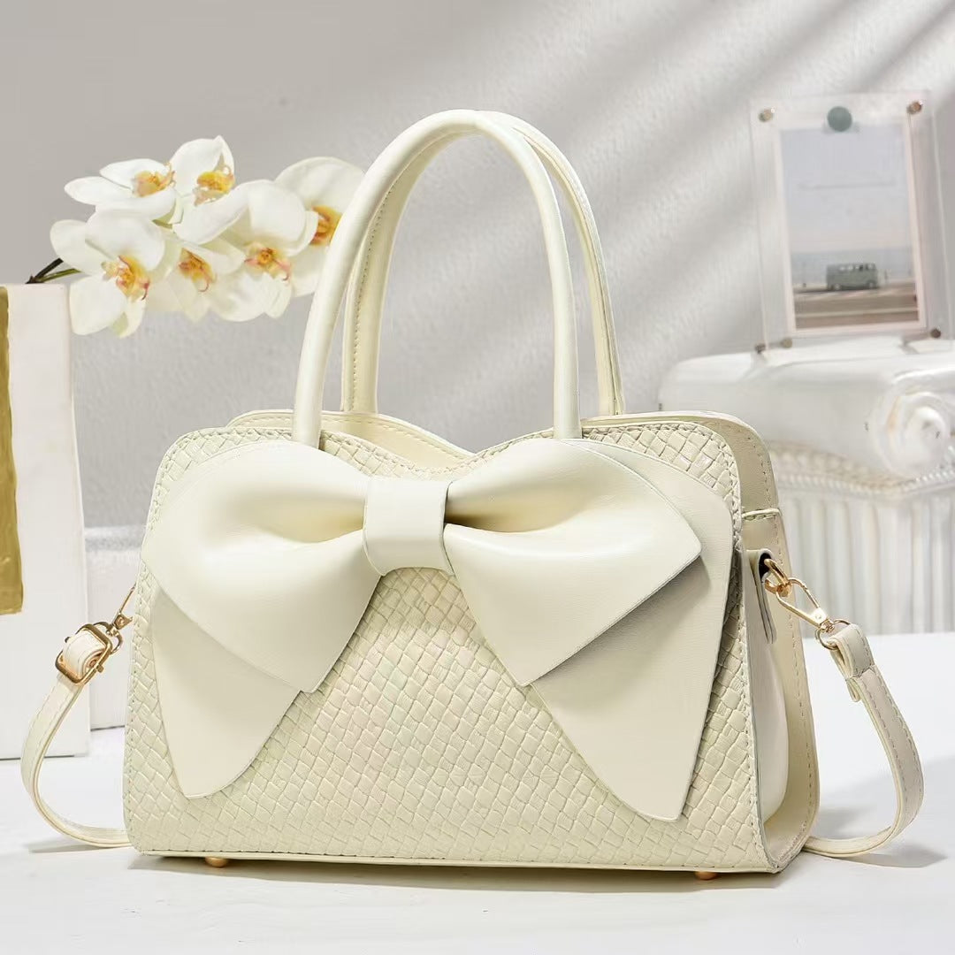 Damen elegante Handtasche mit großen Schleifenakzenten Nord Taschen